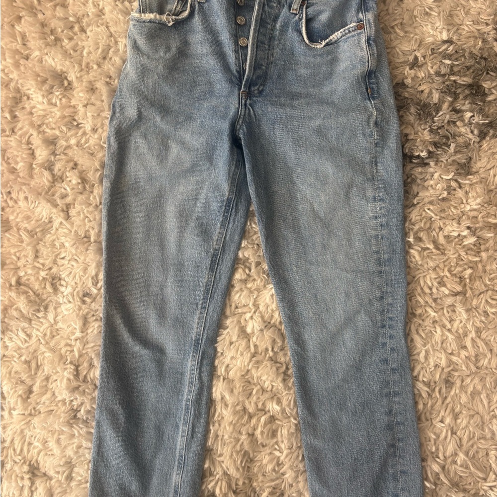Agolde high rise stovepipe jeans